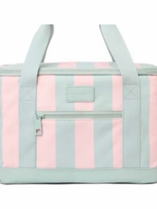 Poppy & Peonies Handbags - Poppy & Peonies watermelon stripe cooler bag 🏝️